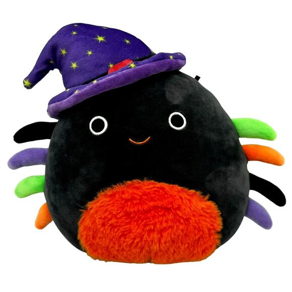 SQUISHMALLOW 10" Gildie The Black Spider Witch Halloween Plush Plush Stuffie - Picture 1 of 5